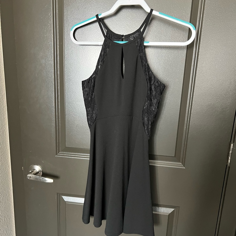 Speechless lace cutout dress